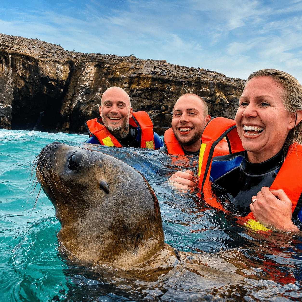 Palomino Islands Sea Lion Swimming Tour from Lima