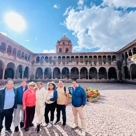 Qoricancha tour with family